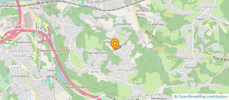 localisation de l'entreprise MADAME VALERIE BINOIS  MOUGUERRE