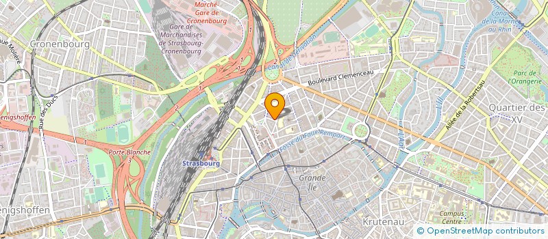 localisation de l'entreprise MADAME VALERIE BISSON à STRASBOURG