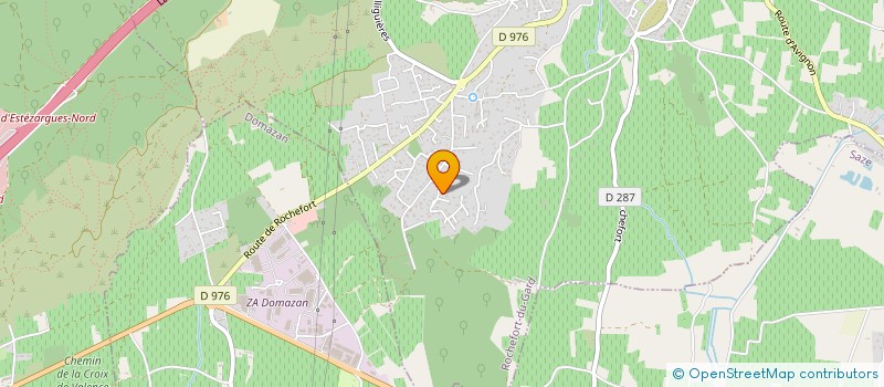 localisation de l'entreprise MADAME VALERIE BIZALION  ROCHEFORT-DU-GARD