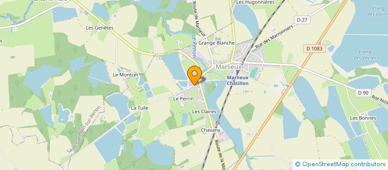 localisation de l'entreprise MADAME VALERIE BLANC à MARLIEUX