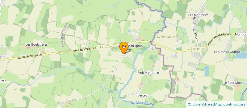 localisation de l'entreprise MADAME VALERIE BLANC à SAINT-NIZIER-LE-BOUCHOUX