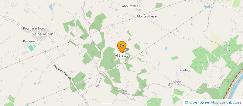 localisation de l'entreprise MADAME VALERIE BLANCHET  LA SAUVETAT SUR LEDE