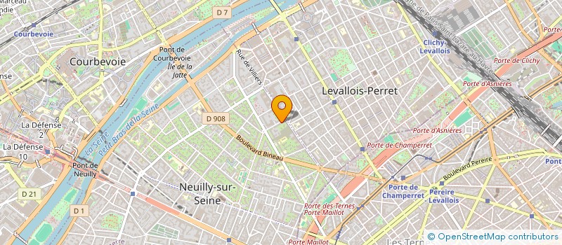 localisation de l'entreprise MADAME VALERIE BLANCHI à NEUILLY SUR SEINE