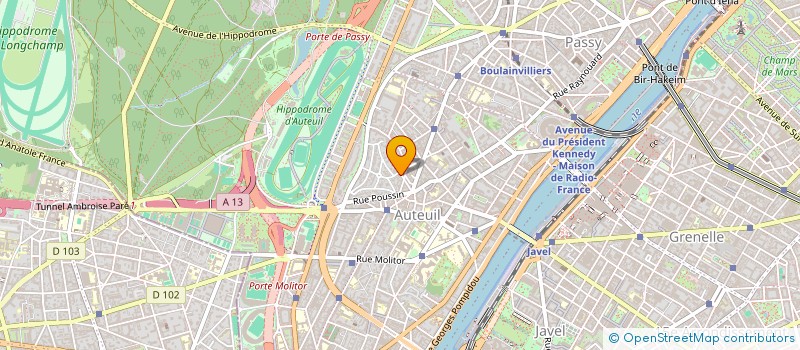 localisation de l'entreprise MADAME VALERIE BLONDEL  PARIS