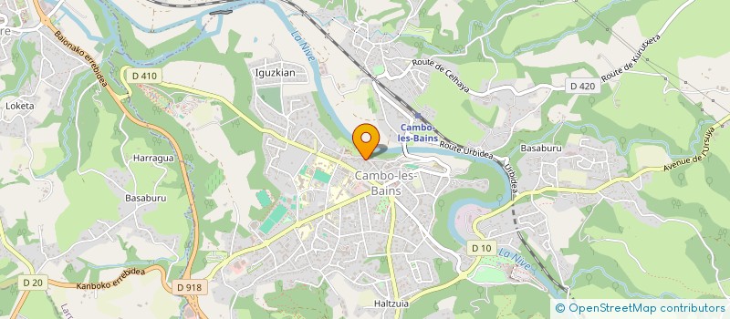 localisation de l'entreprise MADAME VALERIE BLOT  CAMBO-LES-BAINS