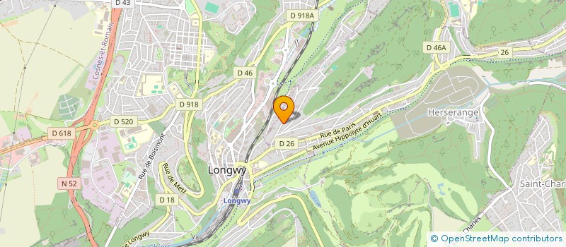 localisation de l'entreprise MADAME VALERIE BOBECZKO  HERSERANGE