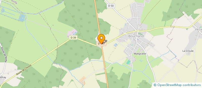 localisation de l'entreprise MADAME VALERIE BODAIRE  BOURNAND