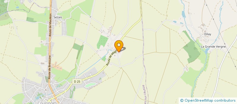 localisation de l'entreprise MADAME VALERIE BODEZ  COULONGES-SUR-L'AUTIZE