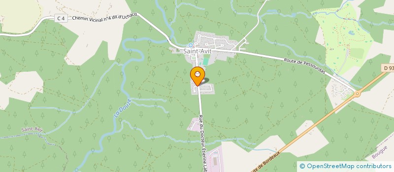 localisation de l'entreprise MADAME VALERIE BODIN  SAINT-AVIT