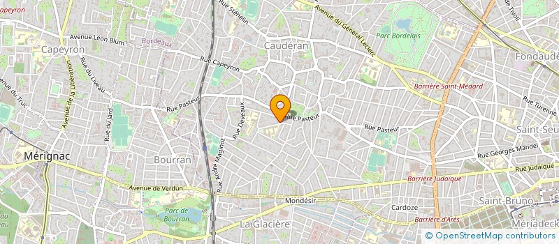 localisation de l'entreprise MADAME VALERIE BOGUSZ  BORDEAUX