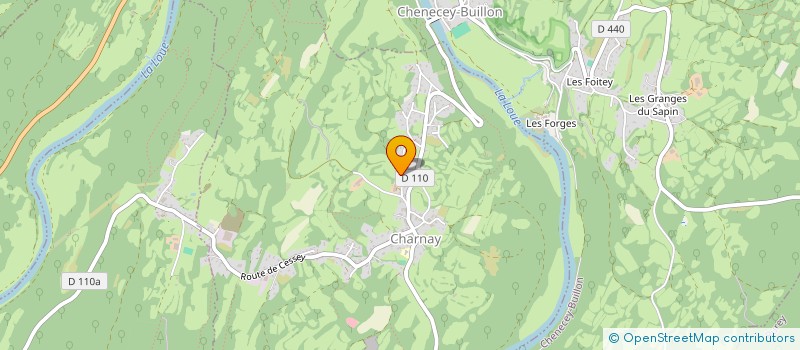 localisation de l'entreprise MADAME VALERIE BOILLOT  CHARNAY