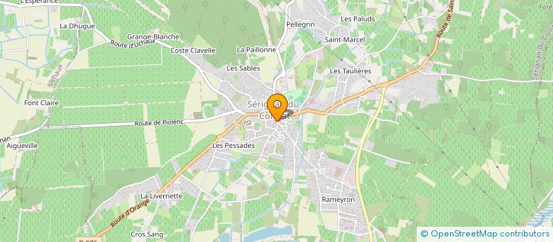 localisation de l'entreprise MADAME VALERIE BOIRON  SERIGNAN-DU-COMTAT