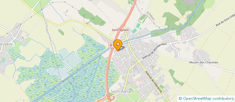 localisation de l'entreprise MADAME VALERIE BOISSEAU  SAINT-AGNANT