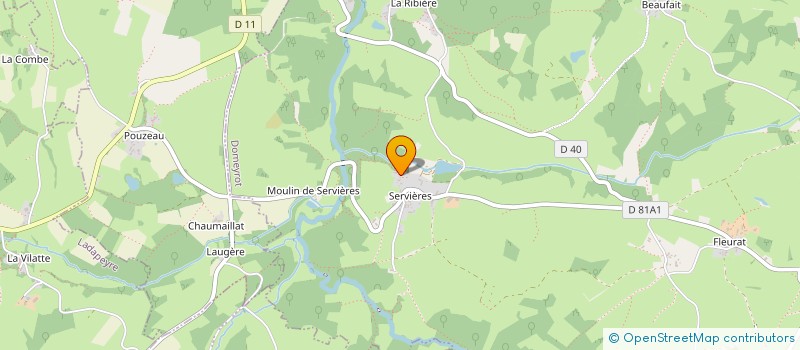 localisation de l'entreprise MADAME VALERIE BOISSOL  DOMEYROT