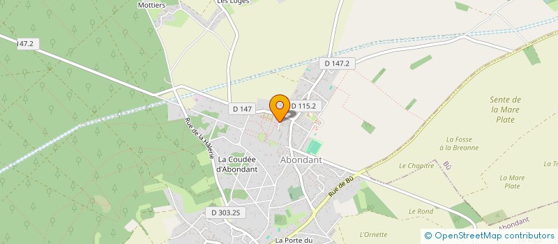 localisation de l'entreprise MADAME VALERIE BOITEL à ABONDANT