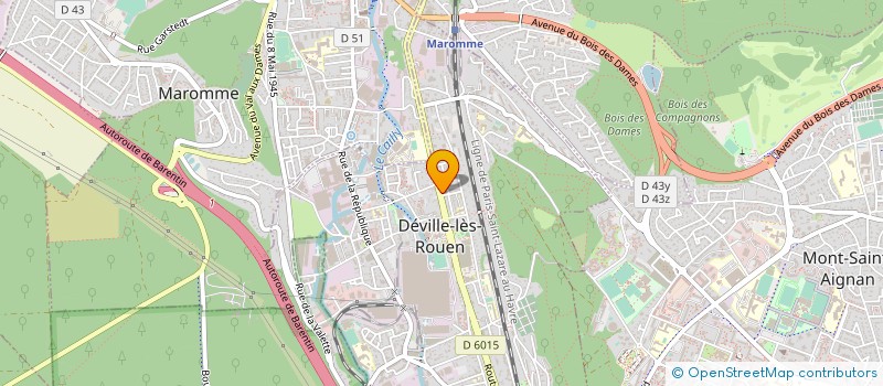 localisation de l'entreprise MADAME VALERIE BOITRELLE  DEVILLE-LES-ROUEN