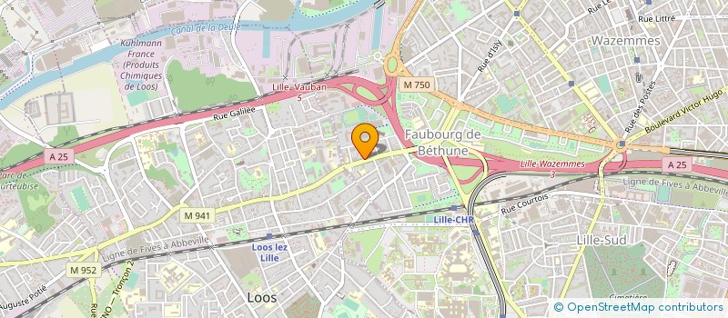 localisation de l'entreprise MADAME VALERIE BOIVIN  LILLE