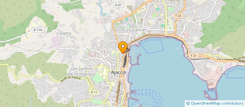 localisation de l'entreprise MADAME VALERIE BOLLE à AJACCIO