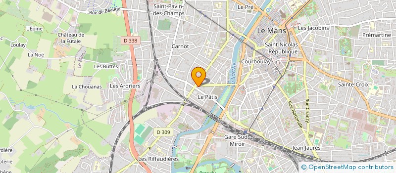 localisation de l'entreprise MADAME VALERIE BOMBEZIN à LE MANS