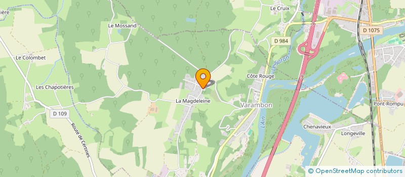 localisation de l'entreprise MADAME VALERIE BONAL  VARAMBON