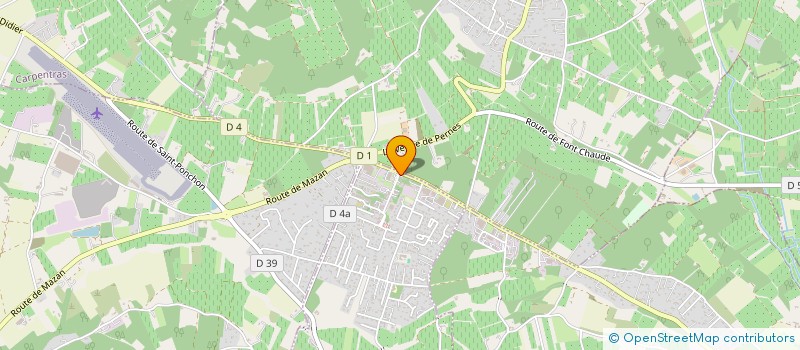 localisation de l'entreprise MADAME VALERIE BONNARD  SAINT-DIDIER