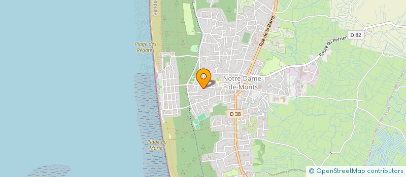 localisation de l'entreprise MADAME VALERIE BONNARDE  NOTRE-DAME-DE-MONTS