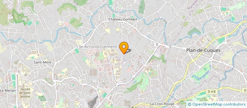 localisation de l'entreprise MADAME VALERIE BONNASSE à MARSEILLE