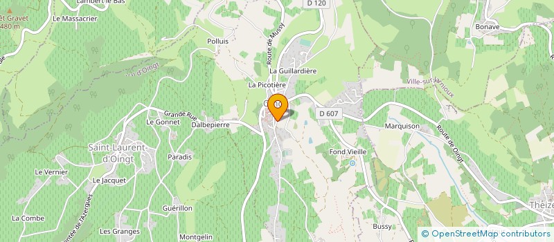 localisation de l'entreprise MADAME VALERIE BONNEFOND à VAL D'OINGT