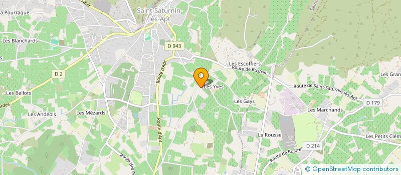 localisation de l'entreprise MADAME VALERIE BONNET à SAINT-SATURNIN-LES-APT