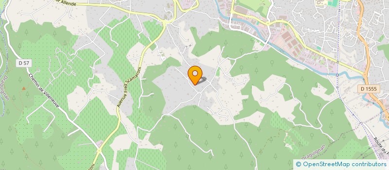 localisation de l'entreprise MADAME VALERIE BONNIN à DRAGUIGNAN