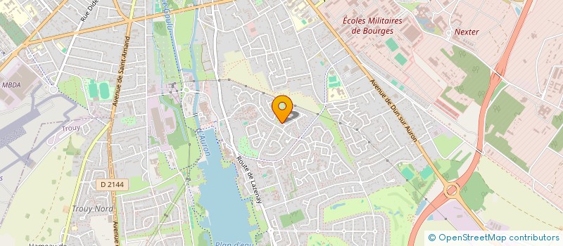 localisation de l'entreprise MADAME VALERIE BONTEMPS  BOURGES