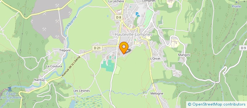 localisation de l'entreprise MADAME VALERIE BONTEMPS  PLATEAU D'HAUTEVILLE