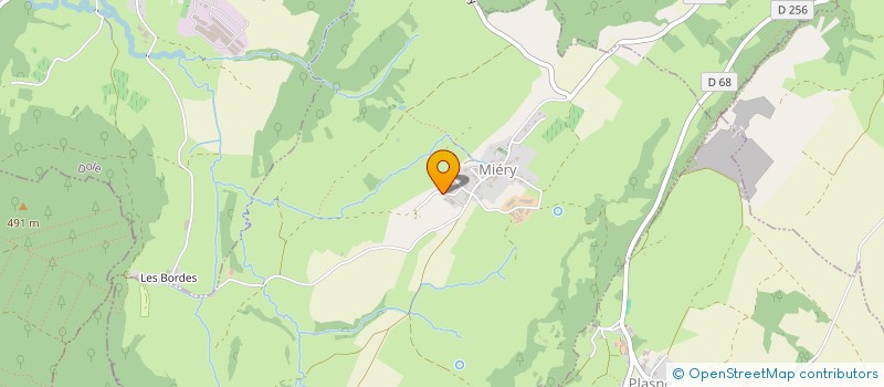 localisation de l'entreprise MADAME VALERIE BONTOUX  MIERY