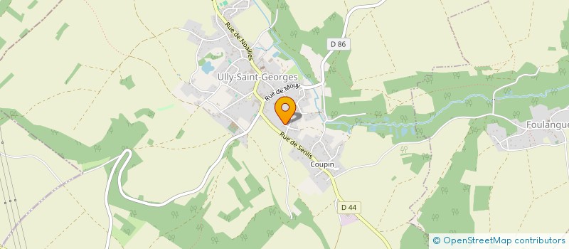 localisation de l'entreprise MADAME VALERIE BOQUET  ULLY-SAINT-GEORGES