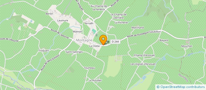 localisation de l'entreprise MADAME VALERIE BORDAT  MONTAGNE