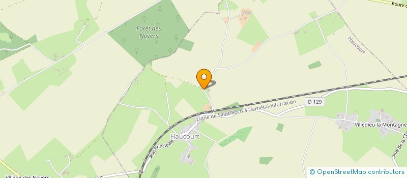 localisation de l'entreprise MADAME VALERIE BOSSARD  HAUCOURT