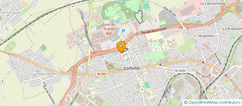 localisation de l'entreprise MADAME VALERIE BOSSART à LILLE