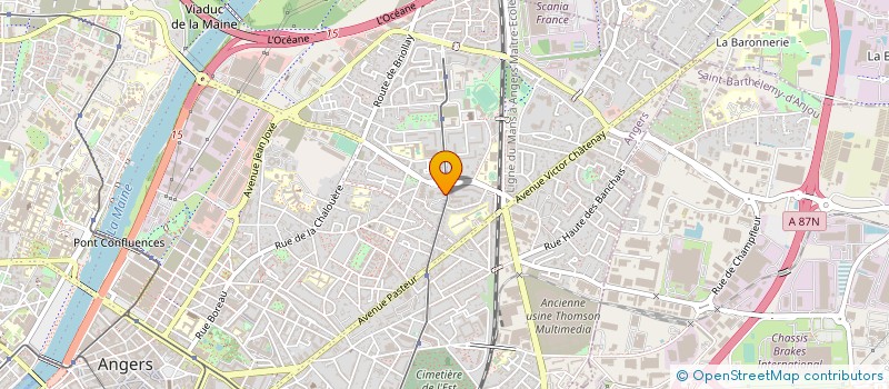 localisation de l'entreprise MADAME VALERIE BOUBLIN à ANGERS