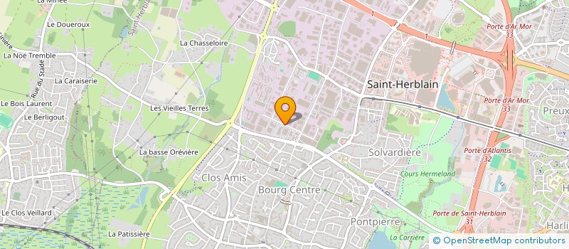 localisation de l'entreprise MADAME VALERIE BOUCHARD à SAINT-HERBLAIN