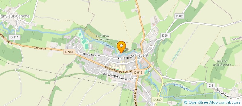 localisation de l'entreprise MADAME VALERIE BOUCHENDHOMME  FREVENT