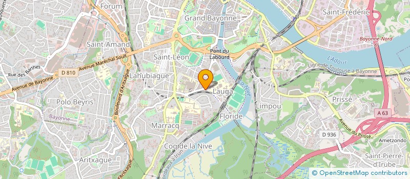 localisation de l'entreprise MADAME VALERIE BOUCHER à BAYONNE