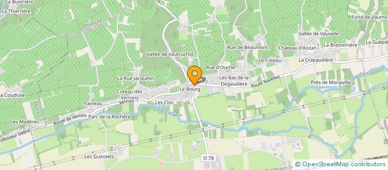 localisation de l'entreprise MADAME VALERIE BOUCHER  NOIZAY