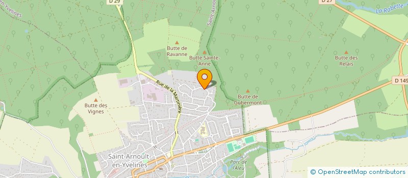 localisation de l'entreprise MADAME VALERIE BOUCHON  SAINT-ARNOULT-EN-YVELINES