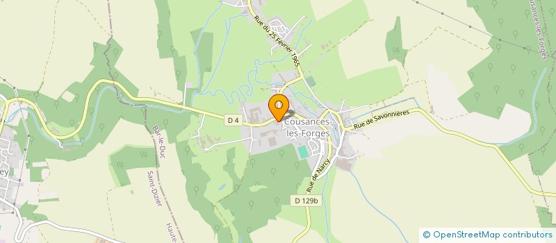 localisation de l'entreprise MADAME VALERIE BOUCHOT à COUSANCES-LES-FORGES