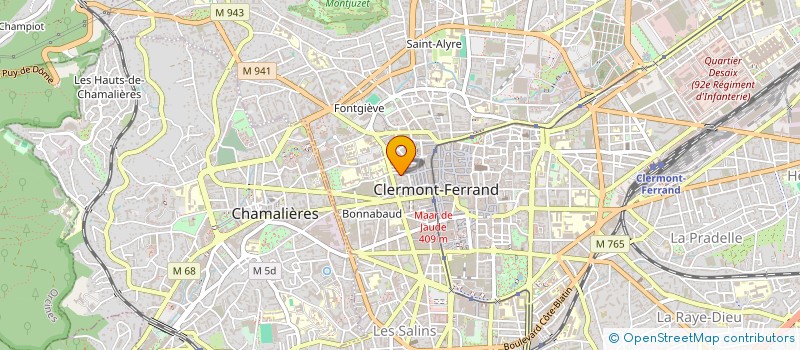 localisation de l'entreprise MADAME VALERIE BOUET  CLERMONT-FERRAND