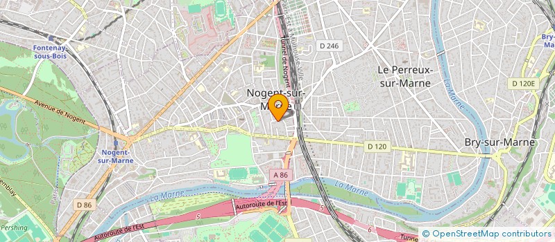 localisation de l'entreprise MADAME VALERIE BOULARD  NOGENT-SUR-MARNE