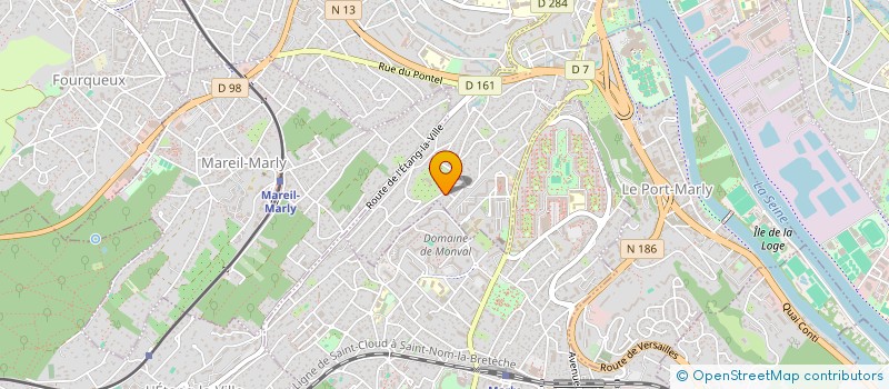 localisation de l'entreprise MADAME VALERIE BOULBEN  LE PECQ