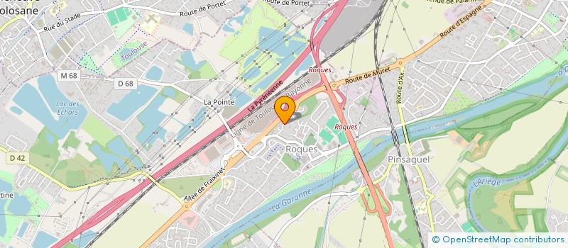 localisation de l'entreprise MADAME VALERIE BOULLANGER  ROQUES