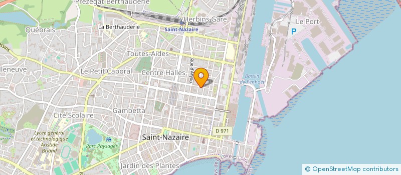 localisation de l'entreprise MADAME VALERIE BOULLE à SAINT-NAZAIRE