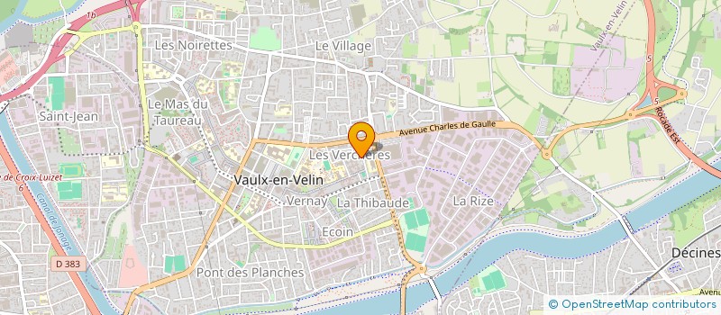 localisation de l'entreprise MADAME VALERIE BOURBONNAIS  VILLEURBANNE